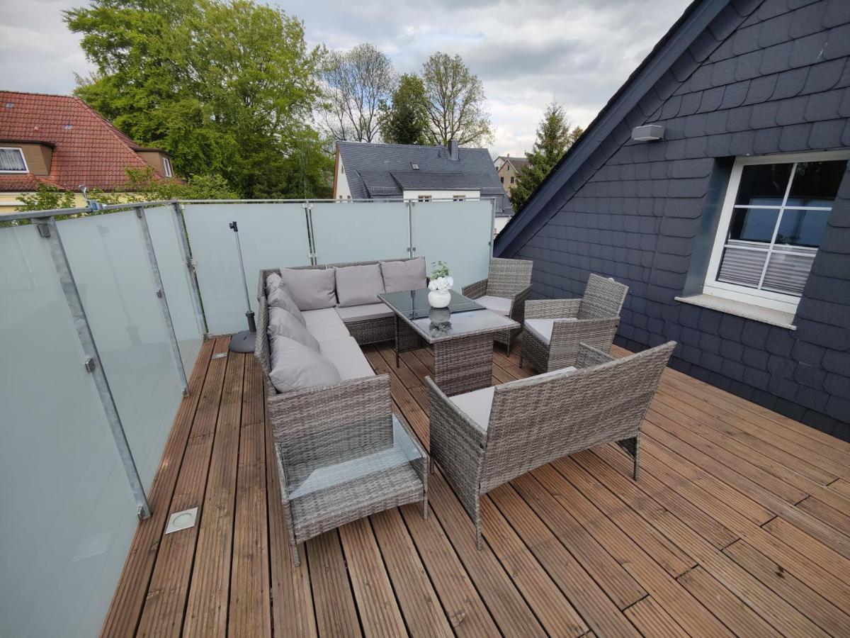 Ferienhaus Villa Adelsberg Mit Dachterrasse In Zentraler Lage Fuer Bis Zu 10 Personen Chemnitz Zewnętrze zdjęcie